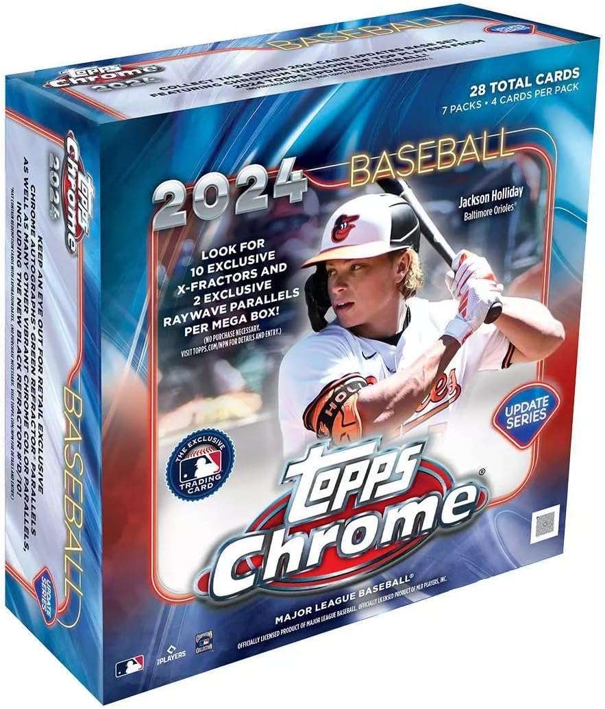 2024 Topps Chrome Update Series Baseball Mega Box - GamesLand Canada
