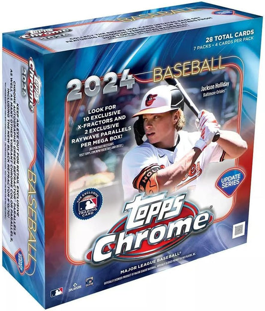 2024 Topps Chrome Update Series Baseball Mega Box - GamesLand Canada
