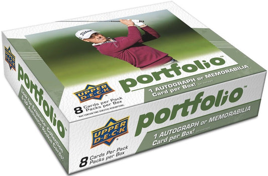 2024 Upper Deck Portfolio Golf Hobby Box - GamesLand Canada