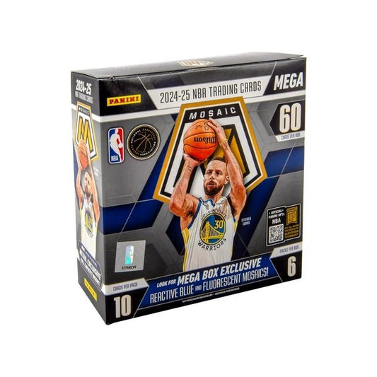 2024/25 Panini Mosaic Basketball Mega Box (Reactive Blue!) - GamesLand Canada