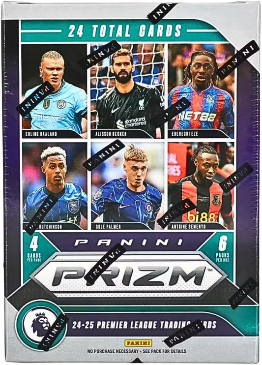 2024/25 Panini Prizm Premier League EPL Soccer 6 - Pack Blaster Box (Pink Mosaic Prizms!) - GamesLand Canada