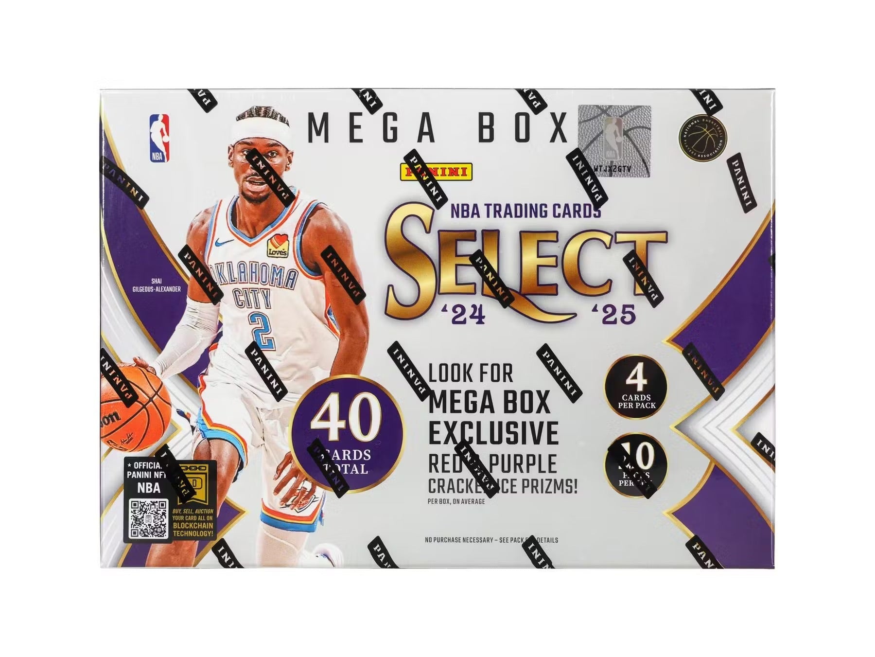 2024/25 Panini Select Basketball Mega Box (Red & Purple Cracked Ice!) - GamesLand Canada
