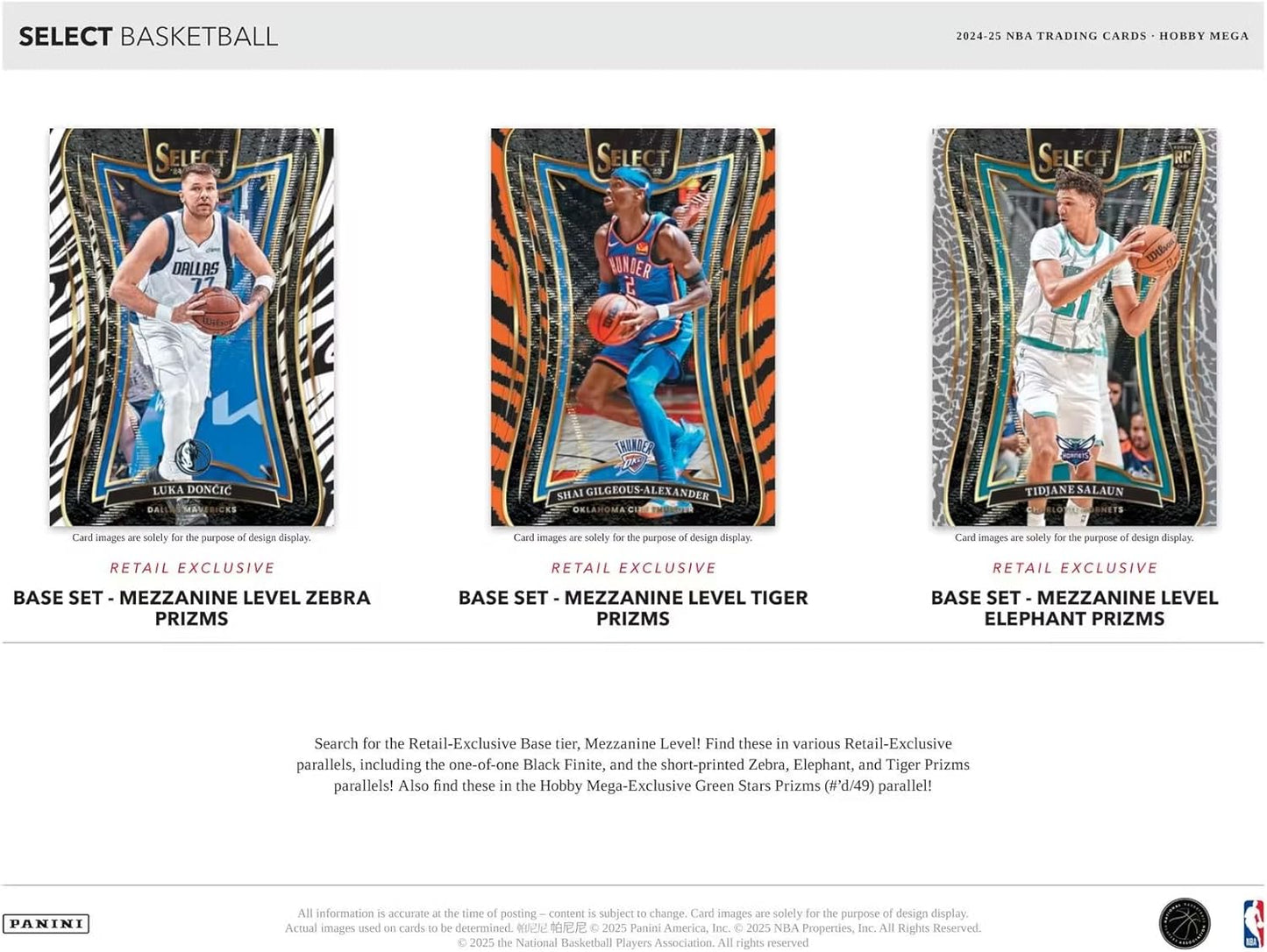 2024/25 Panini Select Basketball Mega Hobby Box - GamesLand Canada