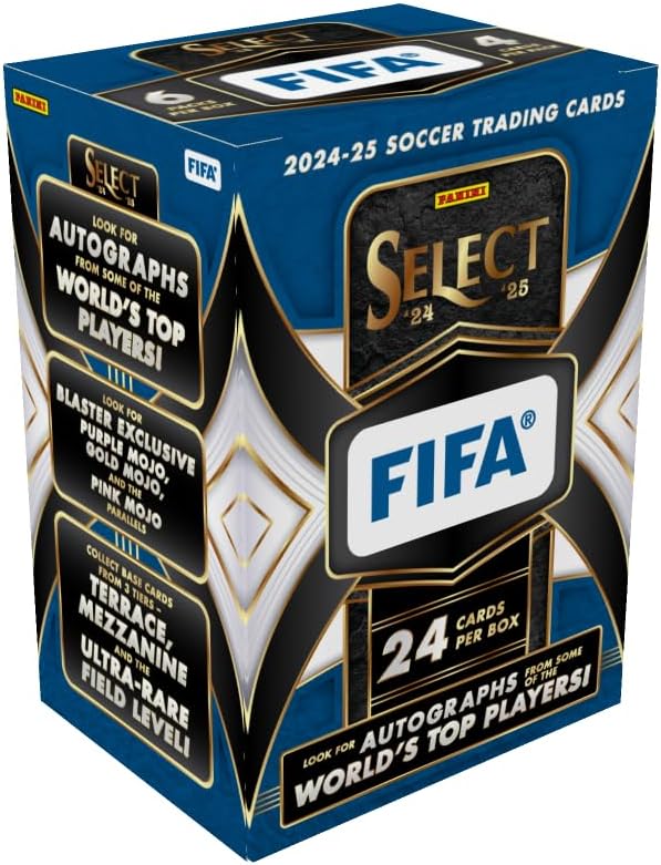 2024/25 Panini Select FIFA Soccer 6 - Pack Hobby Blaster Box - GamesLand Canada