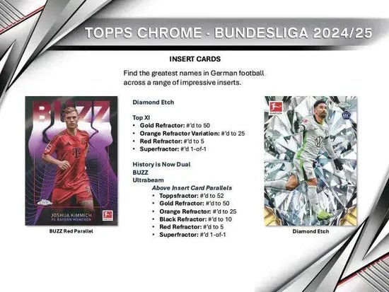 2024/25 Topps Chrome Bundesliga Soccer Hobby Box - GamesLand Canada