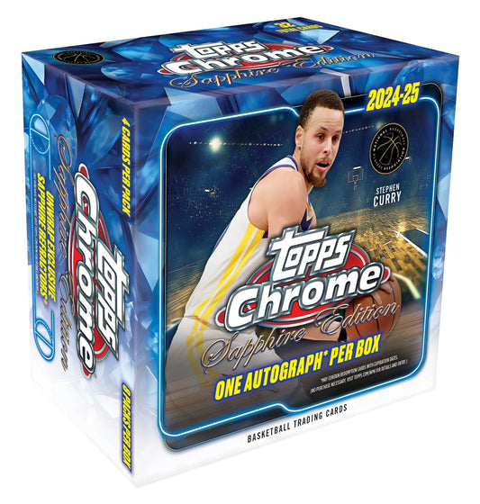 2024/25 Topps Chrome Sapphire Edition Basketball Box - GamesLand Canada