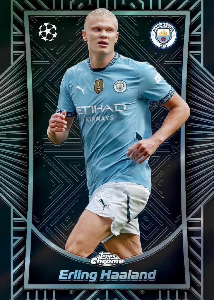 2024/25 Topps Chrome UEFA Club Competitions Soccer 7 - Pack Blaster Box - GamesLand Canada