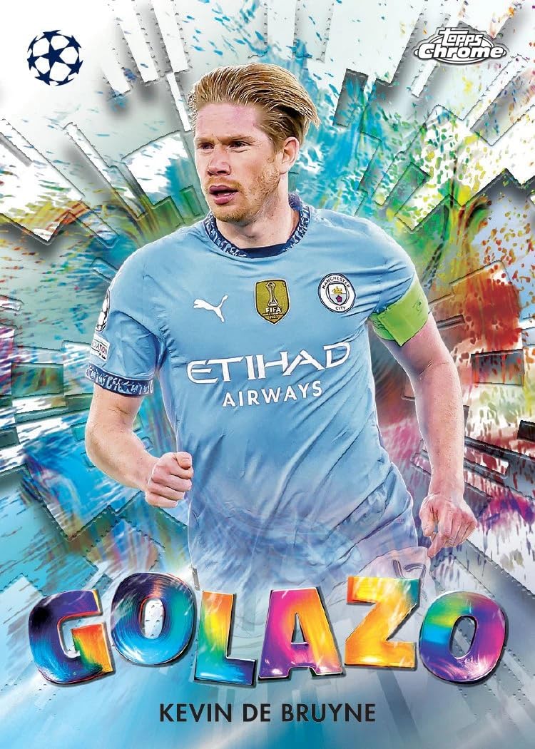 2024/25 Topps Chrome UEFA Club Competitions Soccer 7 - Pack Blaster Box - GamesLand Canada