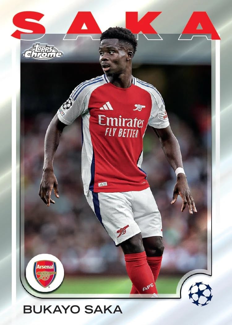 2024/25 Topps Chrome UEFA Club Competitions Soccer 7 - Pack Blaster Box - GamesLand Canada