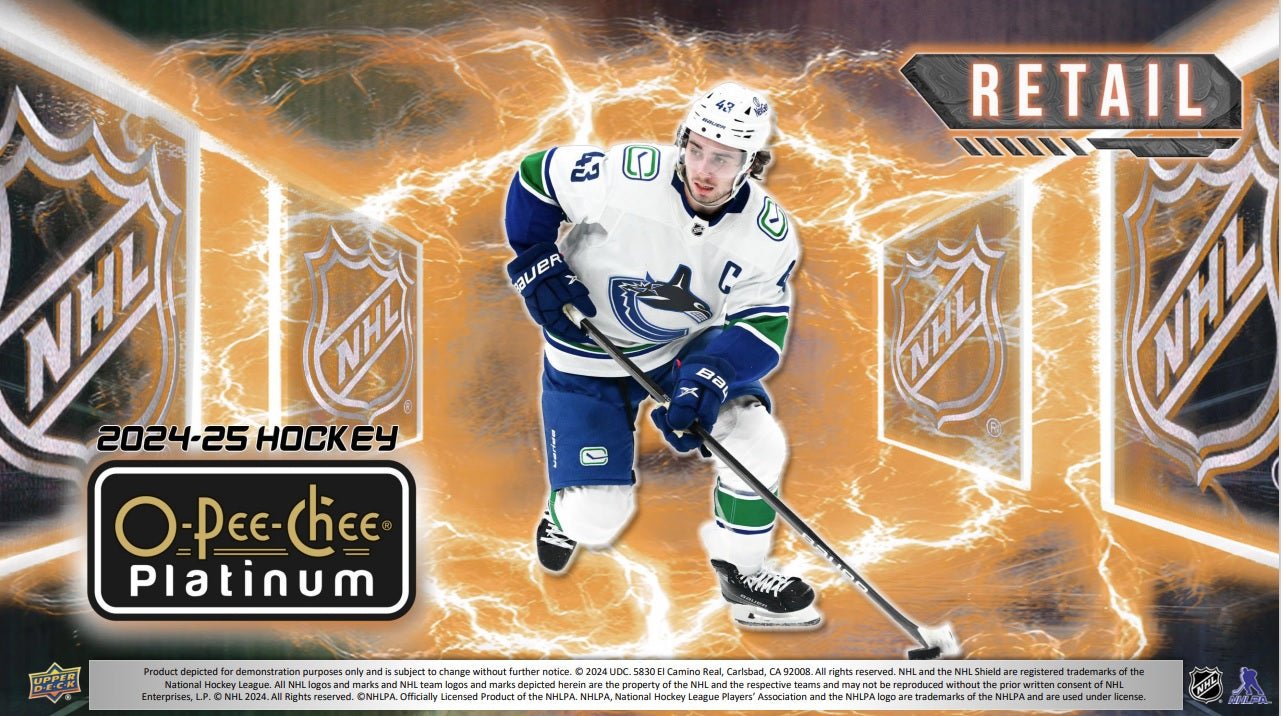 2024/25 UPPER DECK O - PEE - CHEE PLATINUM HOCKEY BLASTER BOX - GamesLand Canada