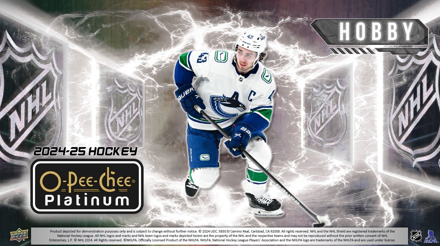 2024/25 UPPER DECK O - PEE - CHEE PLATINUM HOCKEY HOBBY BOX - GamesLand Canada