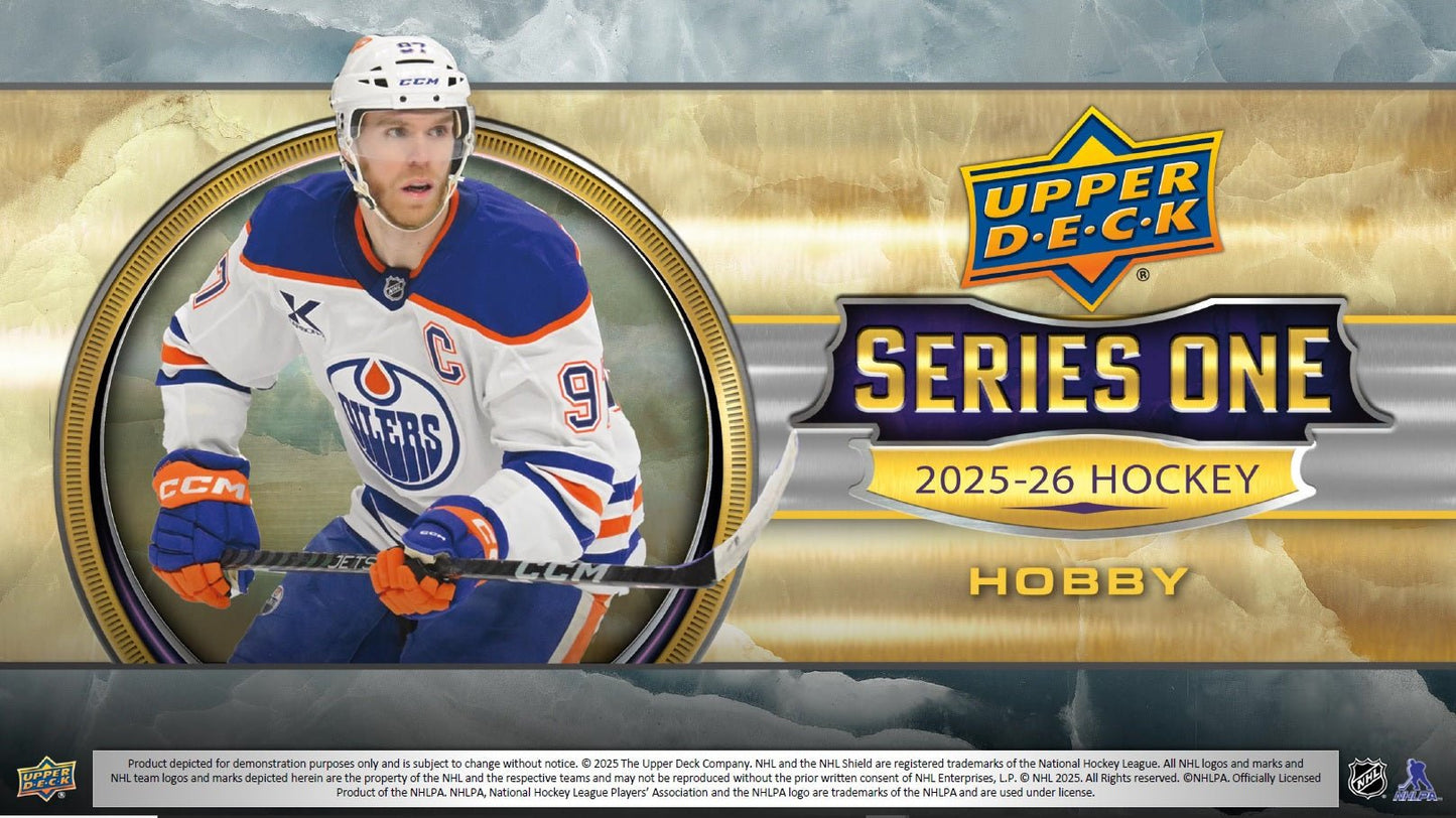 2025 - 26 UPPER DECK SERIES 1 HOCKEY HOBBY BOX - GamesLand Canada