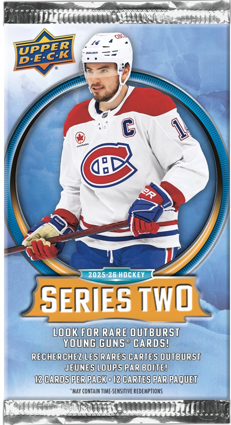 2025 - 26 UPPER DECK SERIES 2 HOCKEY BLASTER BOX - GamesLand Canada