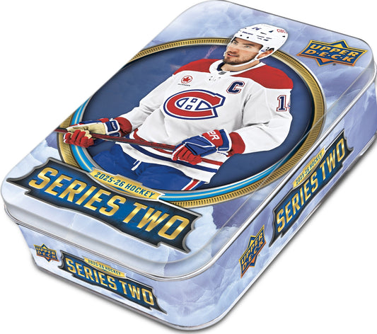 2025 - 26 UPPER DECK SERIES 2 HOCKEY TIN - GamesLand Canada