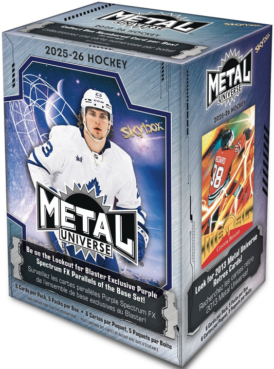2025 - 26 UPPER DECK SKYBOX METAL UNIVERSE HOCKEY BLASTER BOX - GamesLand Canada