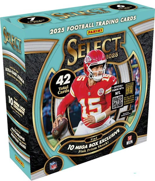 2025 Panini Select Football Mega Box (Pink Prizm Shock Parallels!)