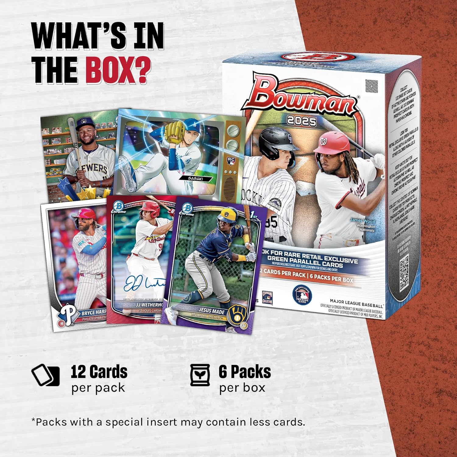 2025 Bowman Baseball 6 - Pack Blaster Box - GamesLand Canada