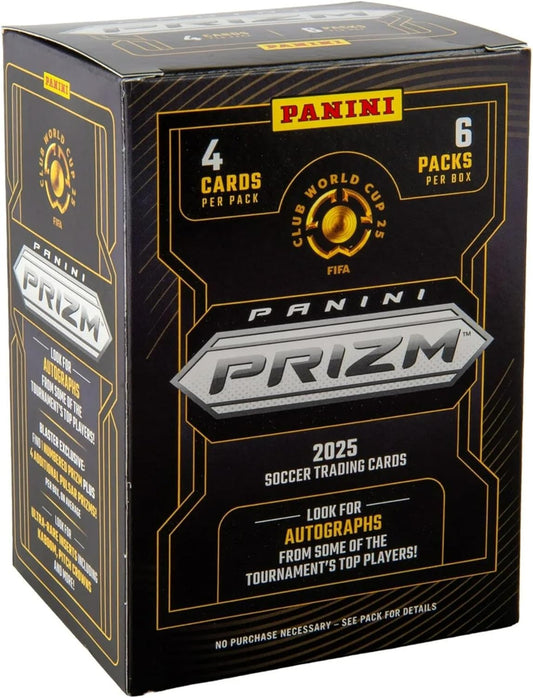 2025 Panini Prizm FIFA Club World Cup Soccer 6 - Pack Blaster Box - GamesLand Canada