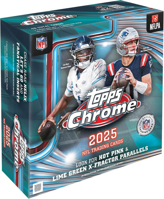 2025 Topps Chrome Football Mega Box - GamesLand Canada