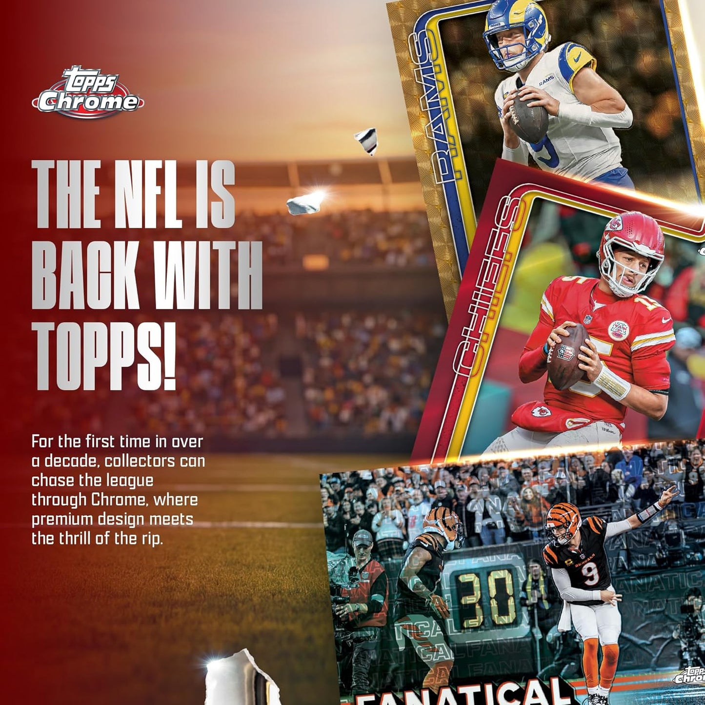 2025 Topps Chrome Football Mega Box - GamesLand Canada