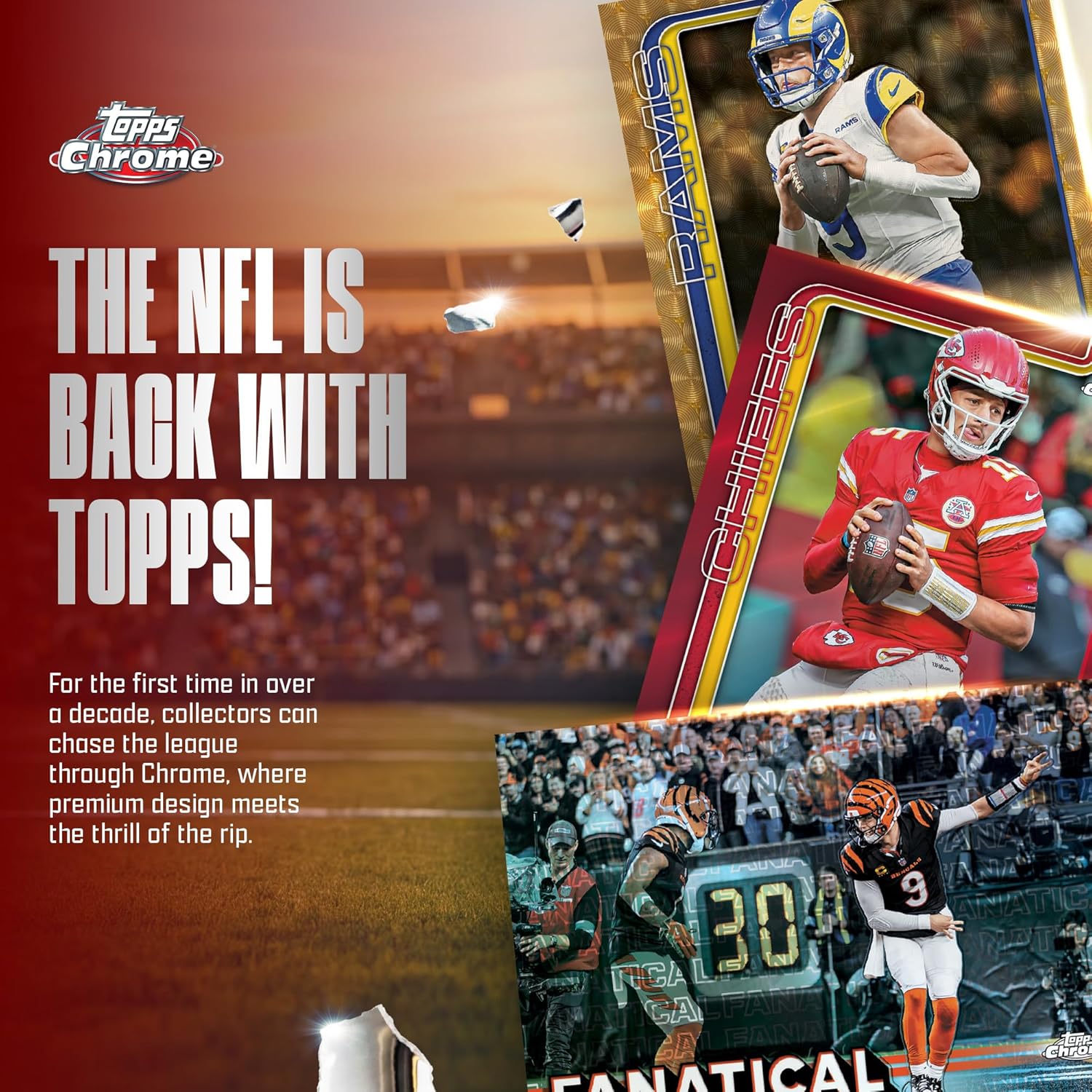 2025 Topps Chrome Football Mega Box - GamesLand Canada
