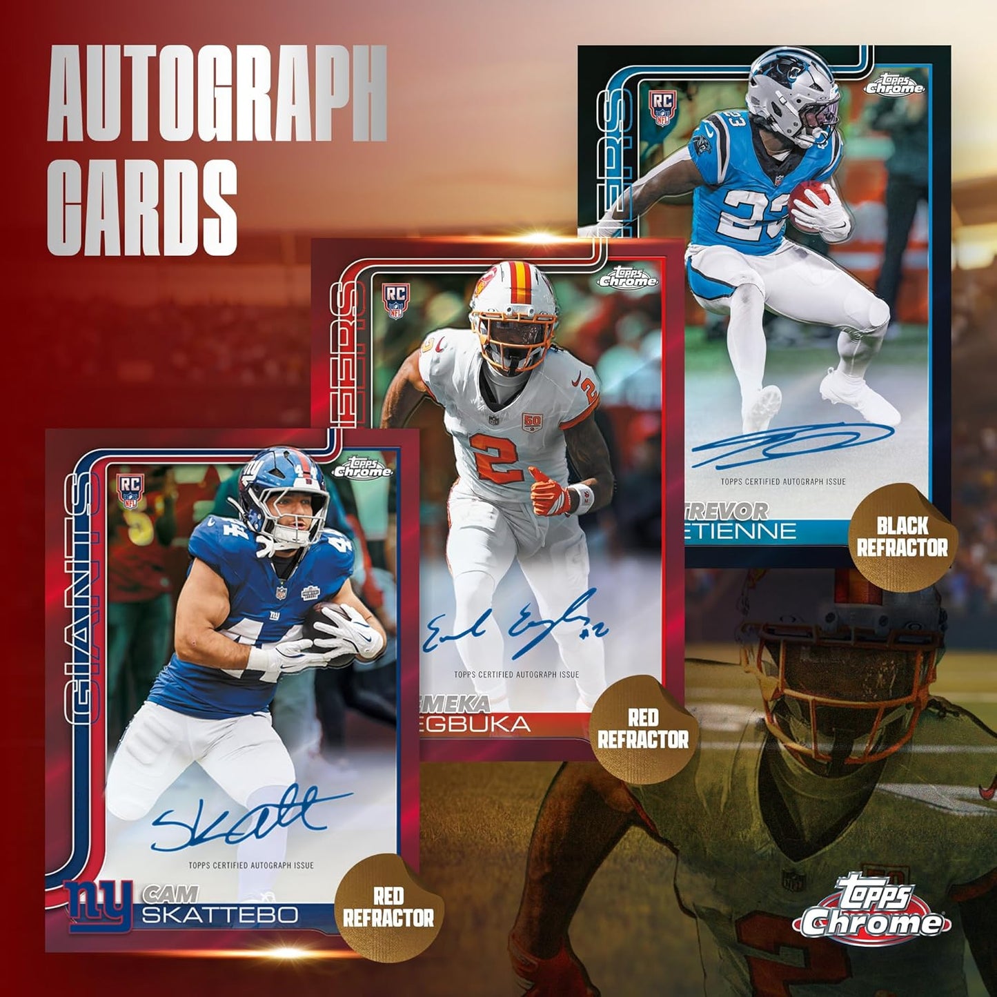 2025 Topps Chrome Football Mega Box - GamesLand Canada