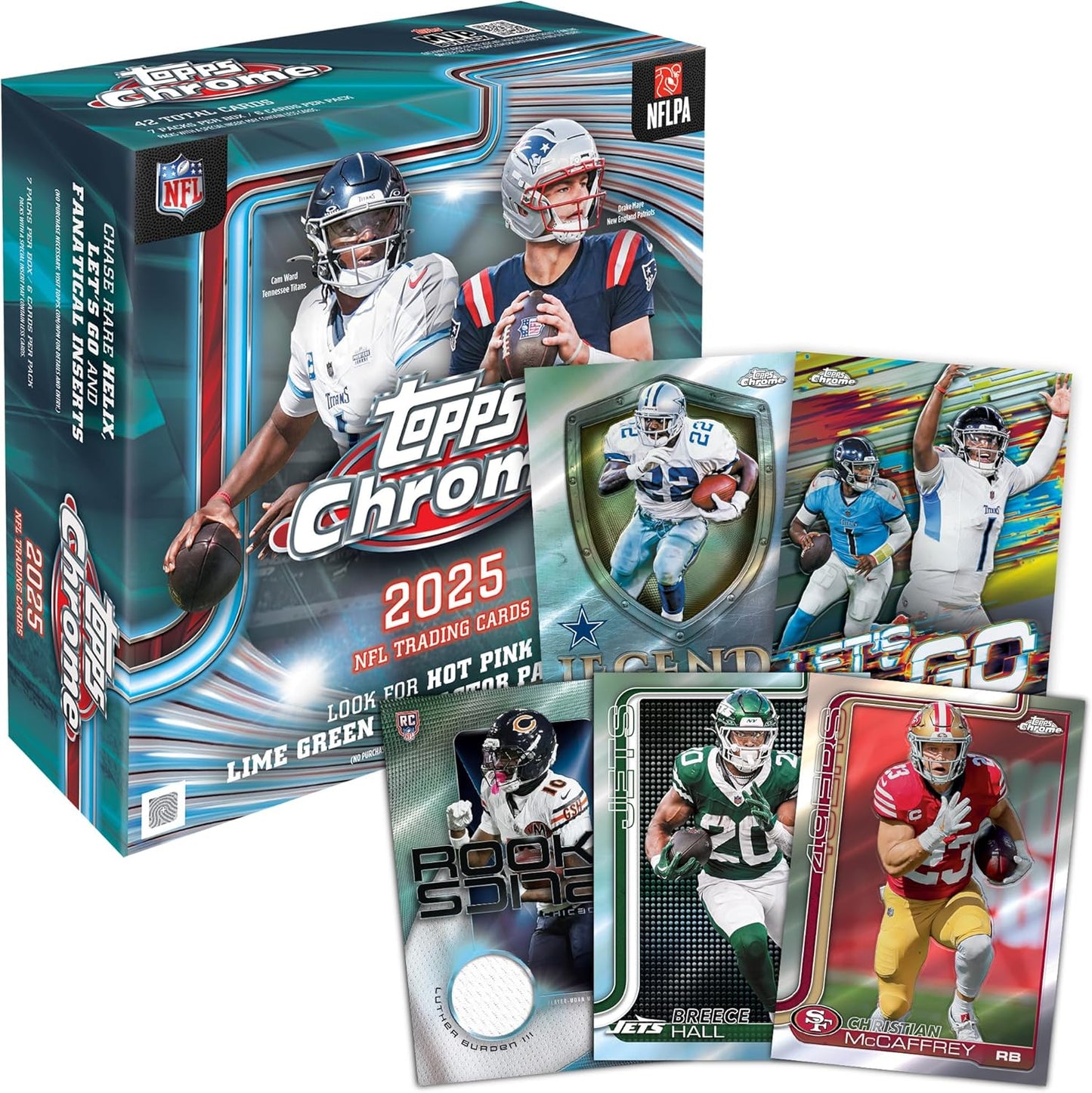 2025 Topps Chrome Football Mega Box - GamesLand Canada