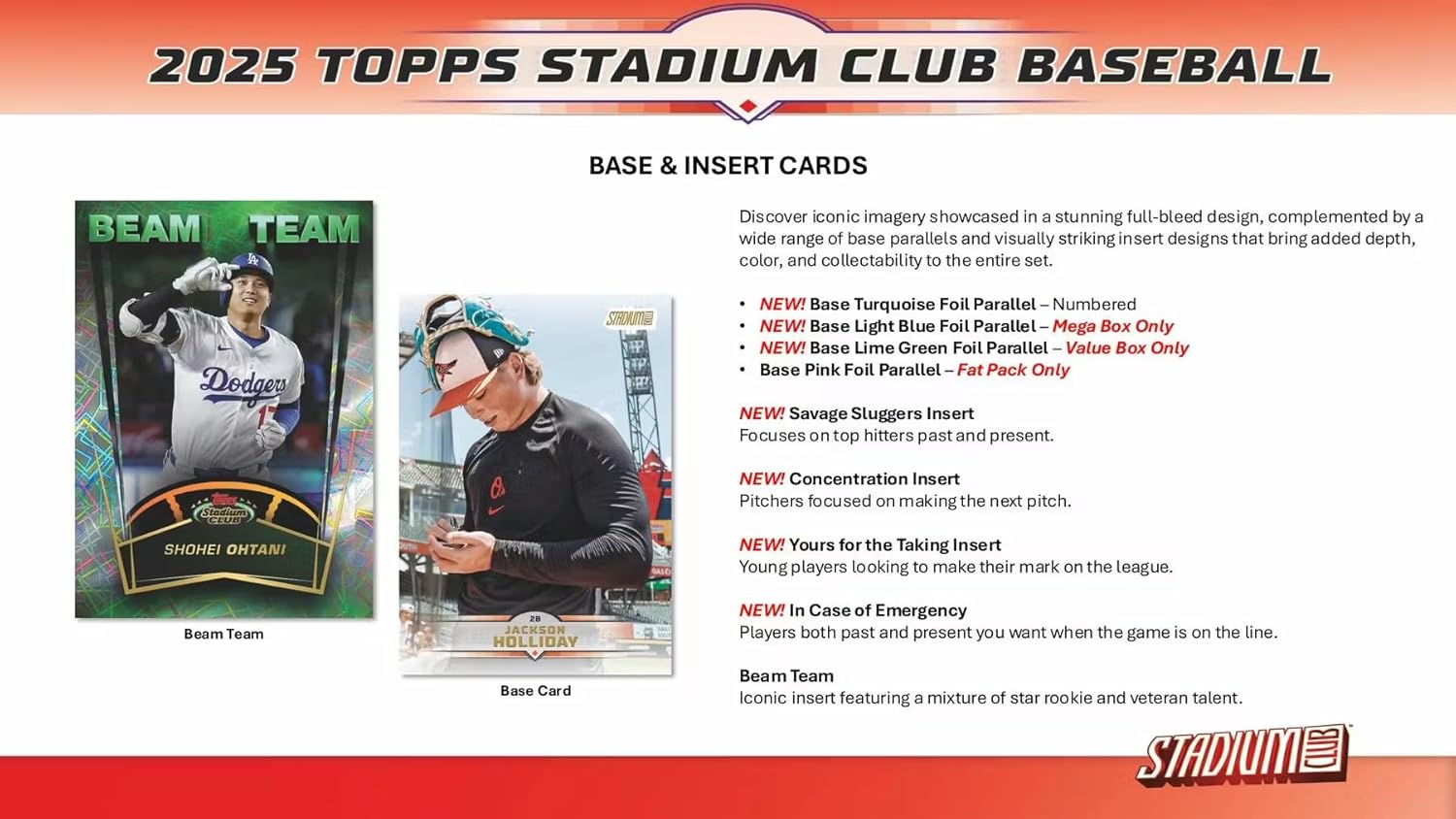 2025 Topps Stadium Club Baseball Mega Box - GamesLand Canada