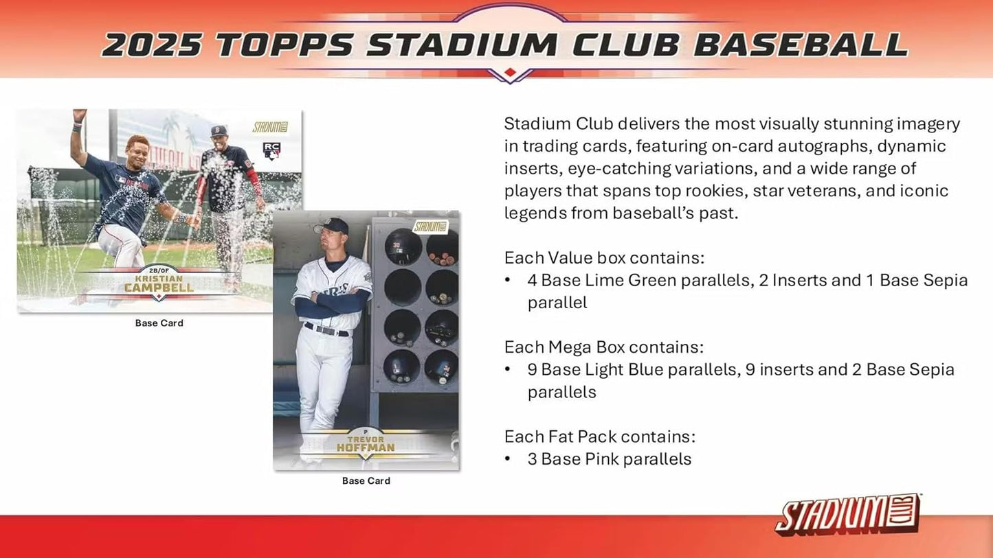 2025 Topps Stadium Club Baseball Mega Box - GamesLand Canada