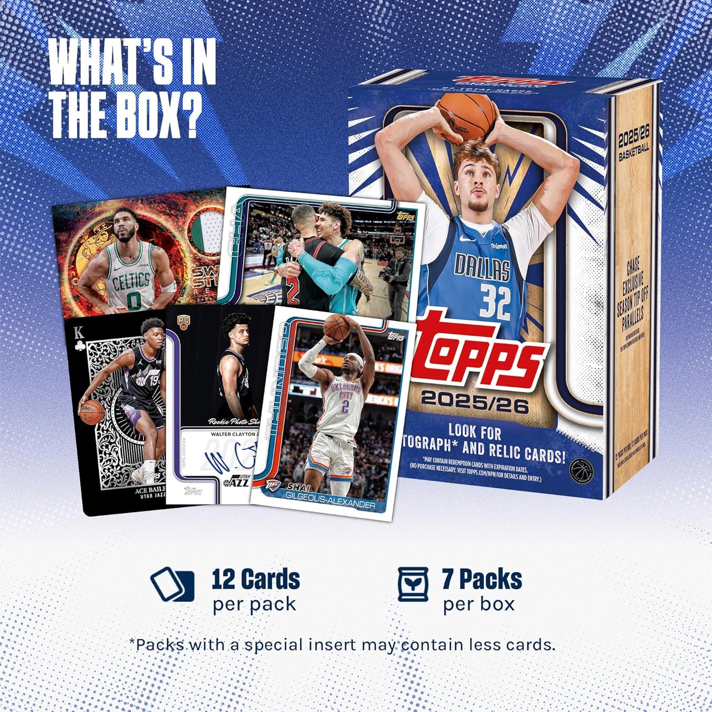 2025/26 Topps Basketball 7 - Pack Blaster Box - GamesLand Canada