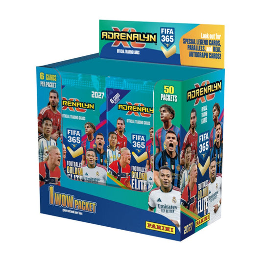 2026-27 PANINI ADRENALYN XL FIFA 365 CARDS – 50-PACK BOX - GamesLand Canada