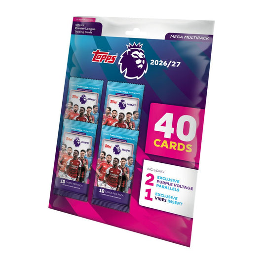 2026-27 TOPPS PREMIER LEAGUE FLAGSHIP CARDS – MEGA MULTIPACK - GamesLand Canada