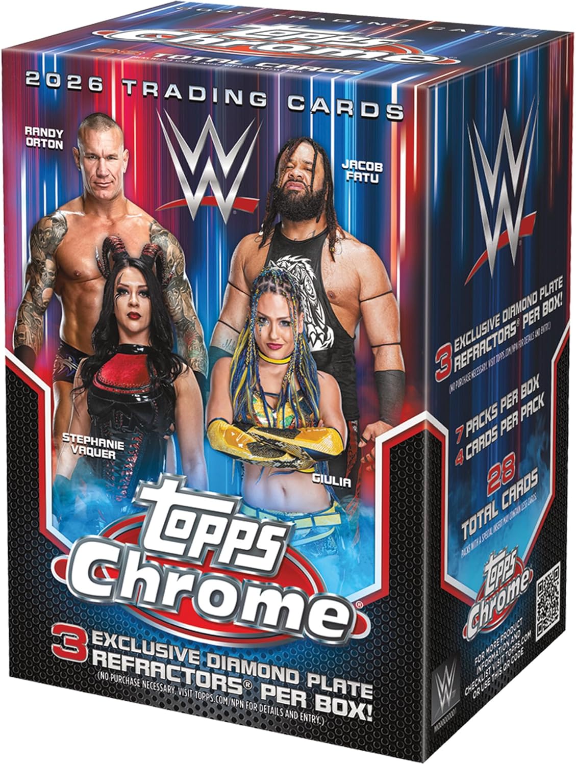 2026 Topps Chrome WWE Wrestling Blaster Box