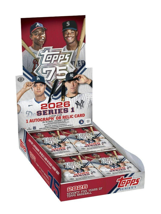 2026 Topps Series 1 Baseball Hobby Box - GamesLand Canada