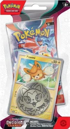 Pokemon TCG: Scarlet & Violet - Obsidian Flames Checklane Blister Packs (Pawmi or Wooper, 1 Pack)