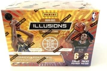 2020/21 Panini Illusions Basketball 6-Pack Blaster Box (Emerald and Ruby Parallels!)