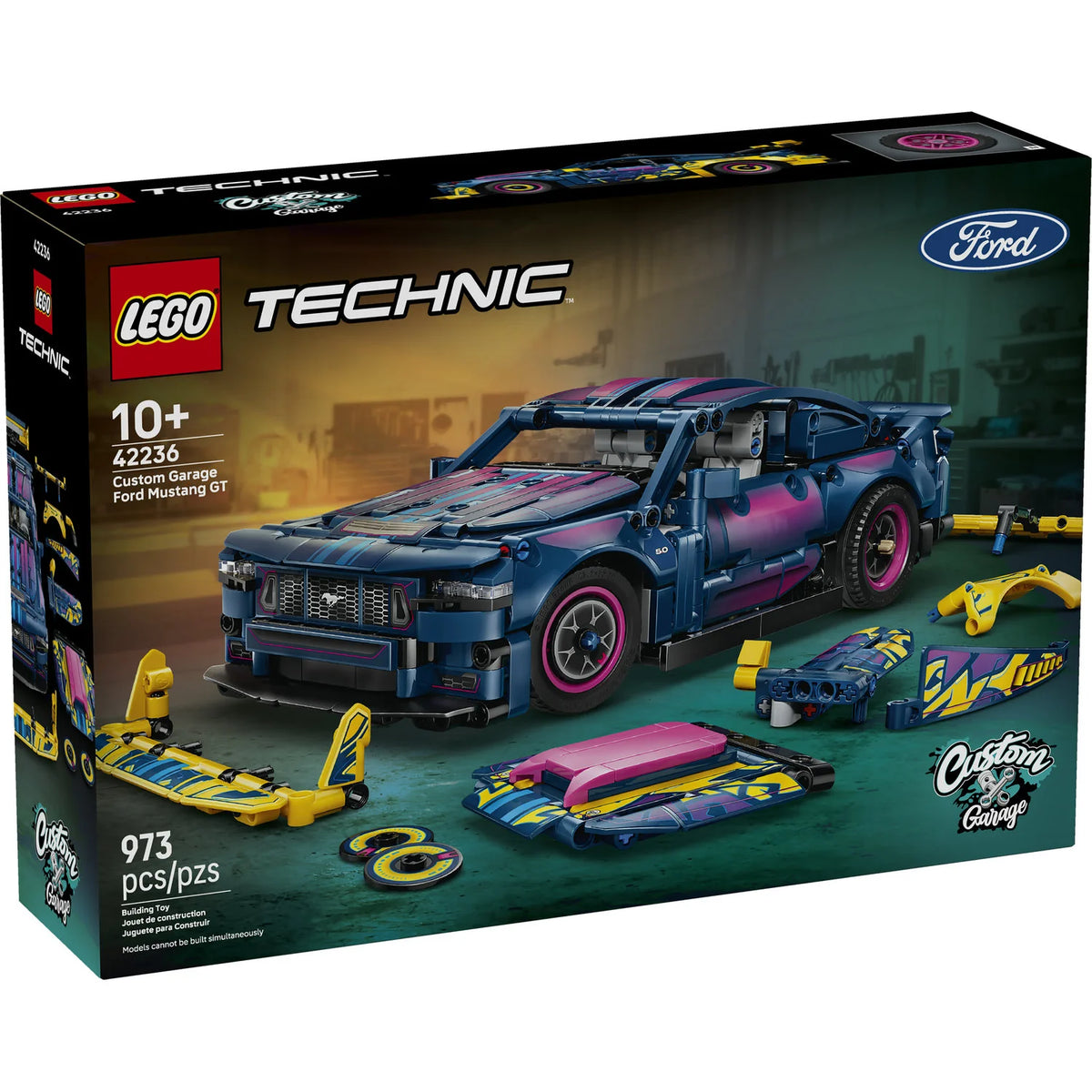 LEGO® Custom Garage Ford Mustang GT Car - 42236