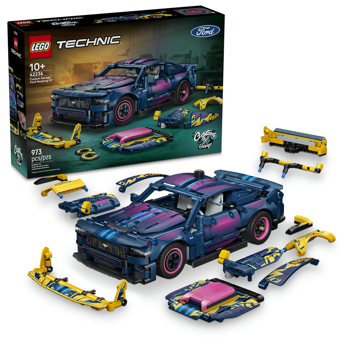 LEGO® Custom Garage Ford Mustang GT Car - 42236