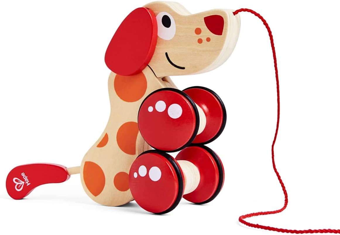 Walk-A-Long Puppy Wooden Pull Toy