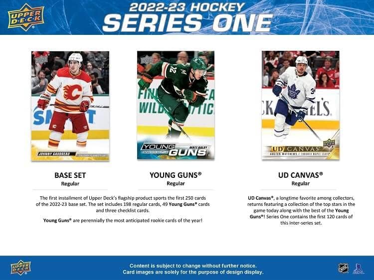 2022/23 Upper Deck Series 1 Hockey Tin