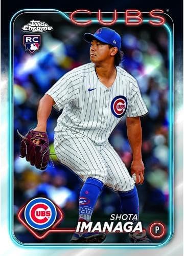 2024 Topps Chrome Baseball 7-Pack Blaster Box