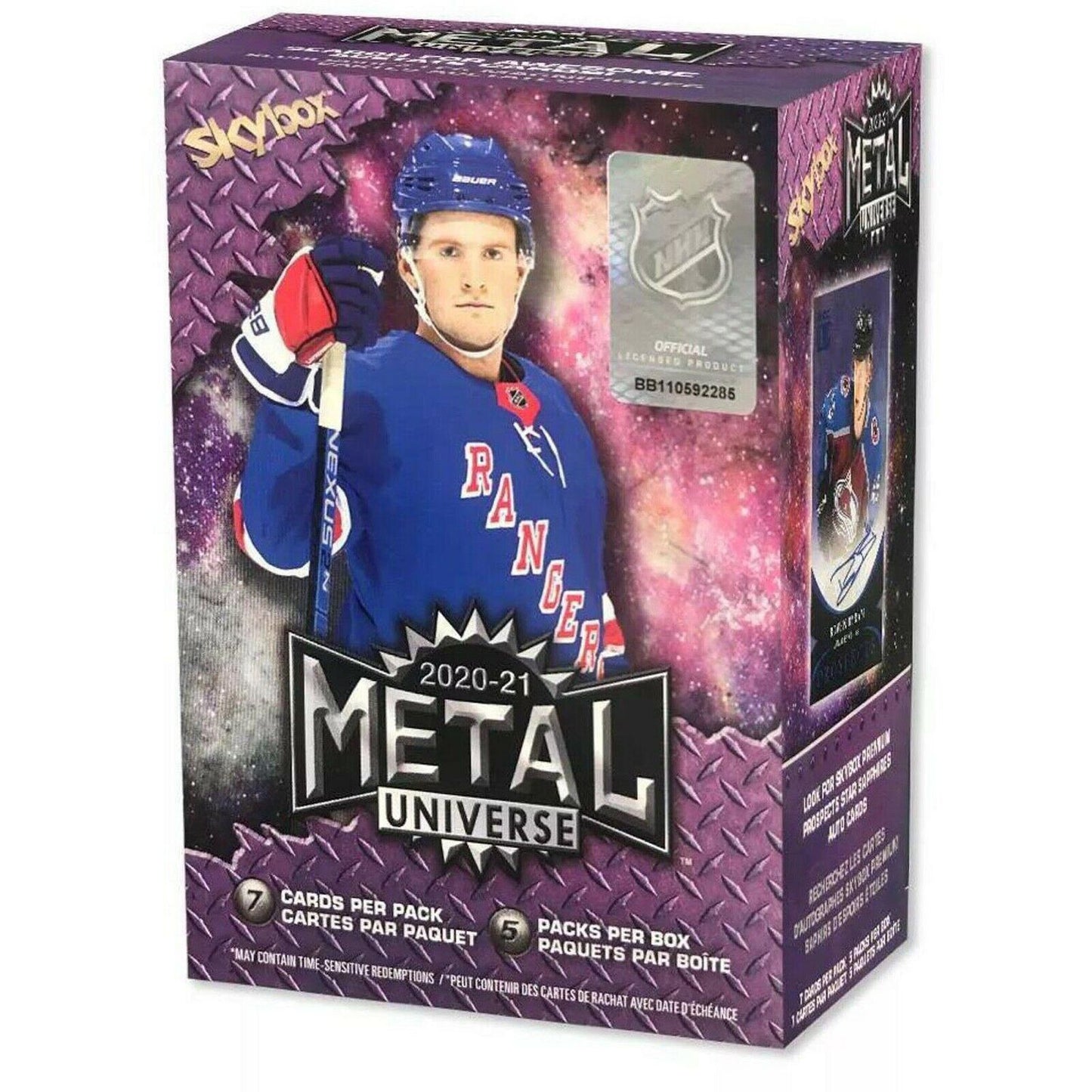 2020-2021 Upper Deck Skybox Metal Universe NHL Hockey Blaster Box | Look for Platinum Portraits