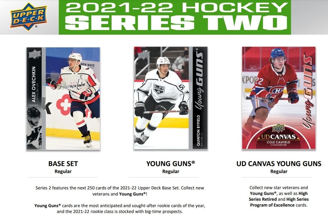 Upper Deck 2021-22 Series 2 Hockey Cards Blaster Box