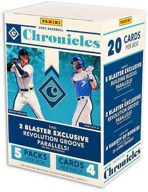 2022 Panini Chronicles Baseball 5-Pack Blaster Box