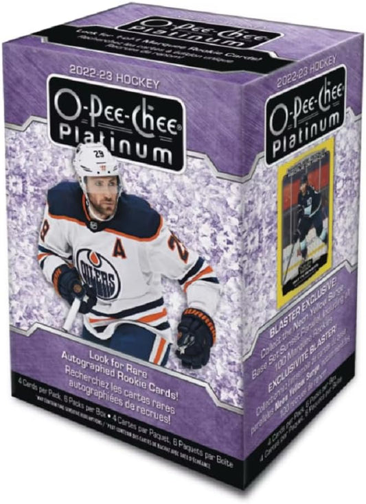 2022/23 Upper Deck O-Pee-Chee Platinum Hockey 6-Pack Blaster Box