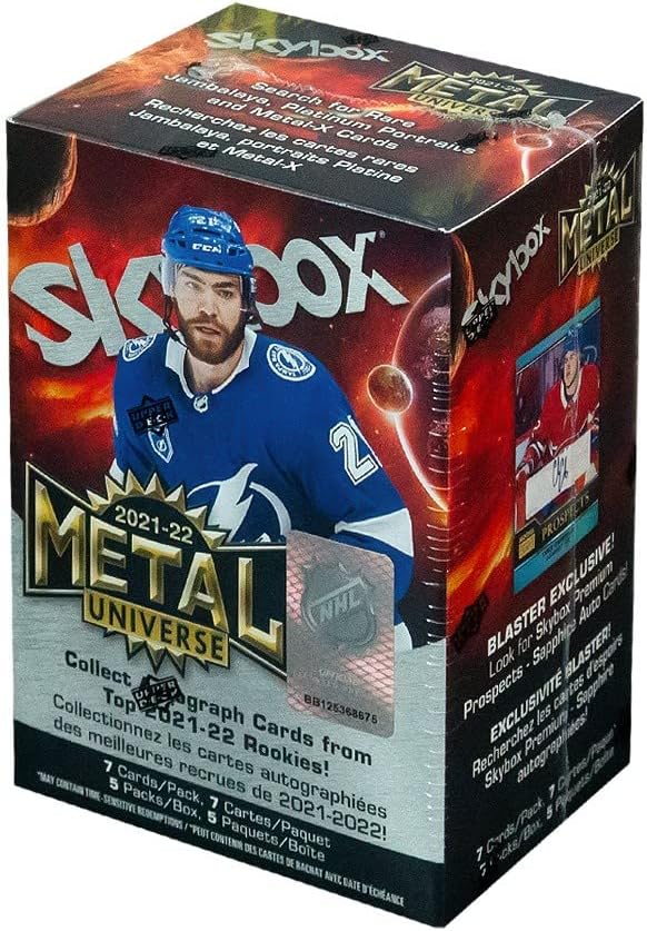 2021/22 Upper Deck Skybox Metal Universe Hockey 5-Pack Blaster Box