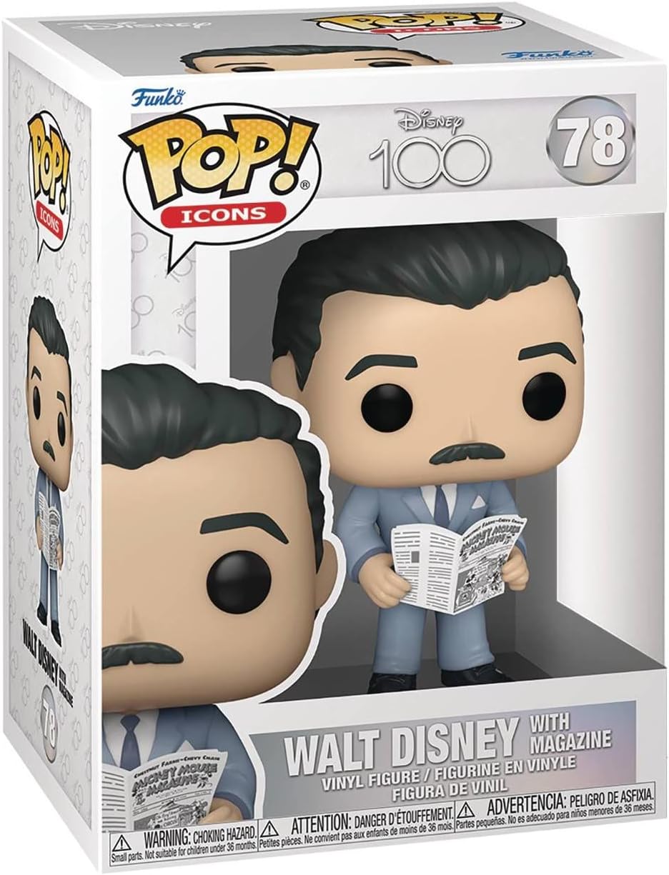 FUNKO POP! DISNEY WALT DISNEY W/ MAGAZINE