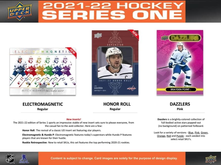 2021/22 Upper Deck Series 1 Hockey Retail 24-Pack Box