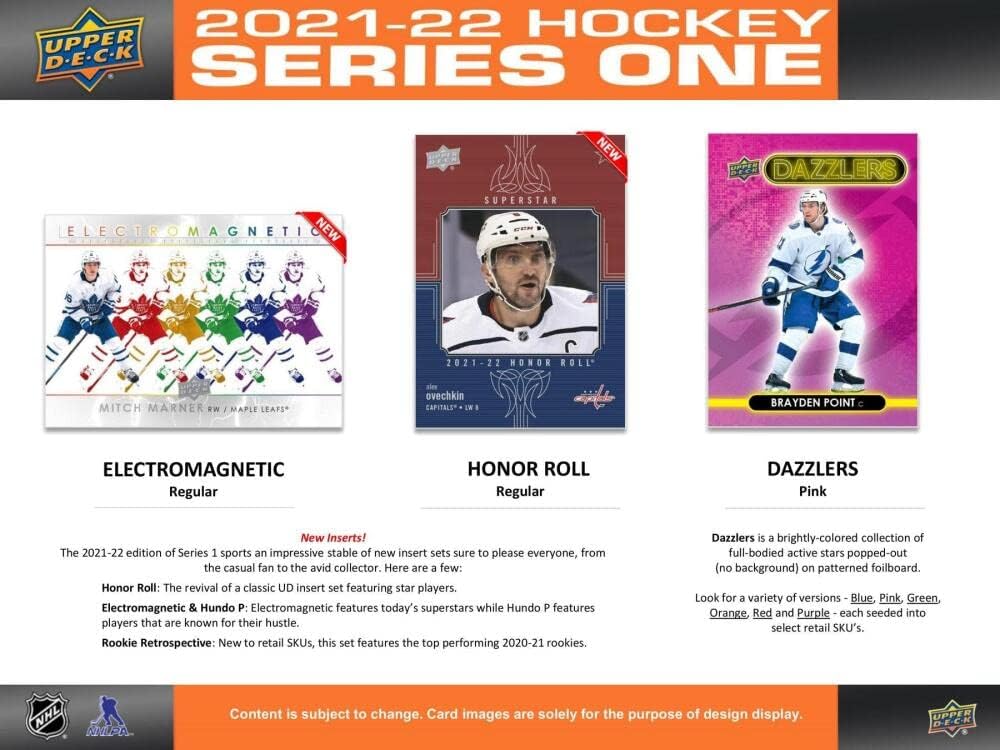 2021/22 Upper Deck Series 1 Hockey 6-Pack Blaster Box