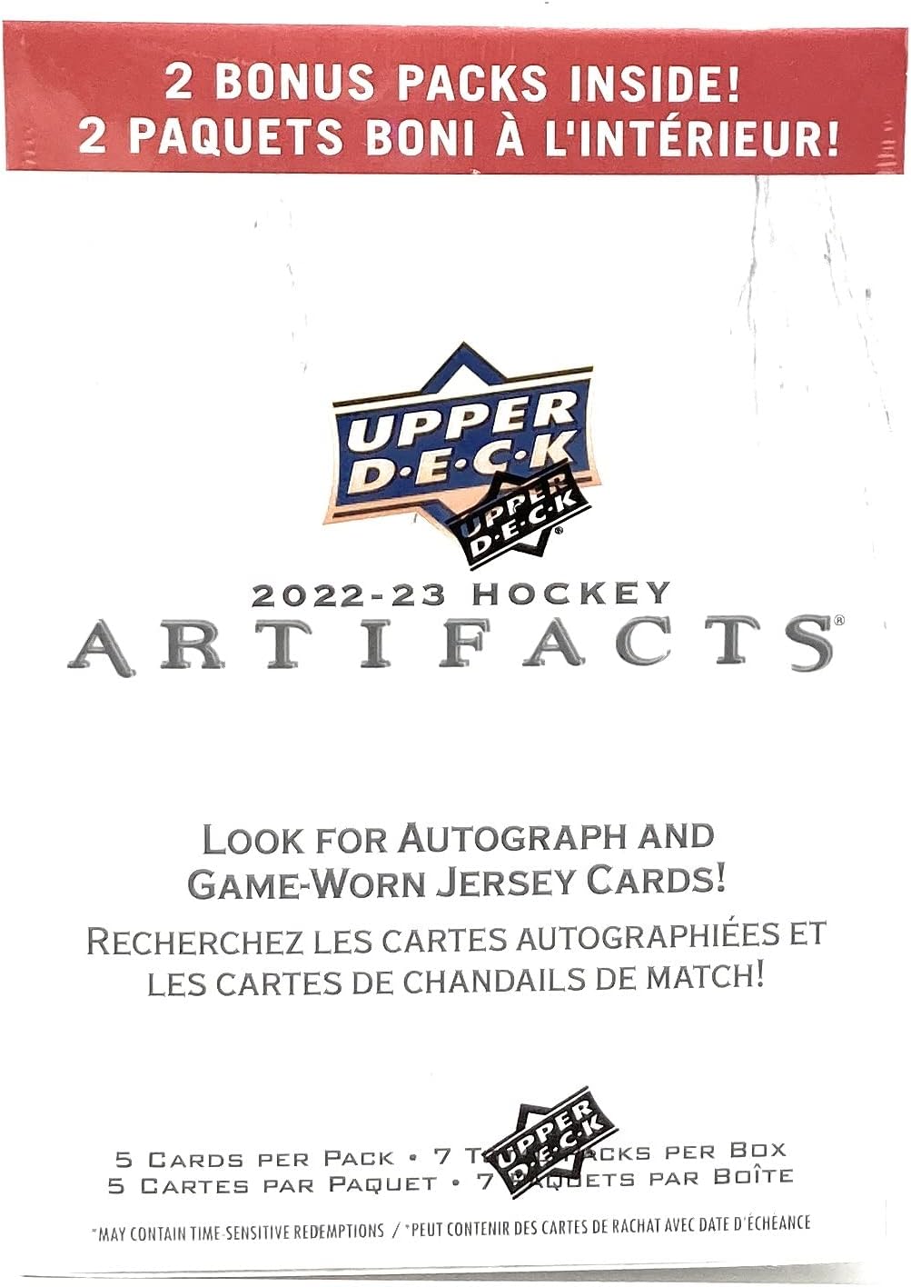 2022/23 Upper Deck Artifacts Hockey 7-Pack Blaster Box